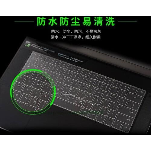 For Razer Blade 15 2018 2019 Version 15.6 inch keyboard Cover Skin Protector Ultra Transparent TPU Keyboard Cover Skin