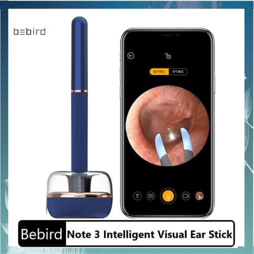 Bebird Note 3 Intelligent Visual Ear Stick 1000W Ear Cleaning Endoscope Mini Camera Otoscope Borescope Ear Picker Tool