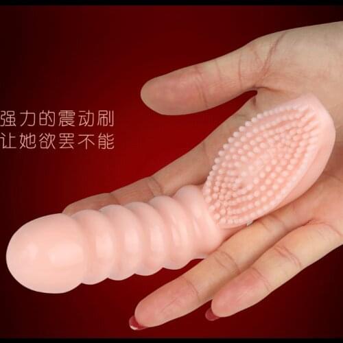 Vibrating Clitoris Stimulator Finger Sleeve Dildo Vibrator G Spot Vaginal Massage Finger Vibrator Sex Toys For Woman Masturbator