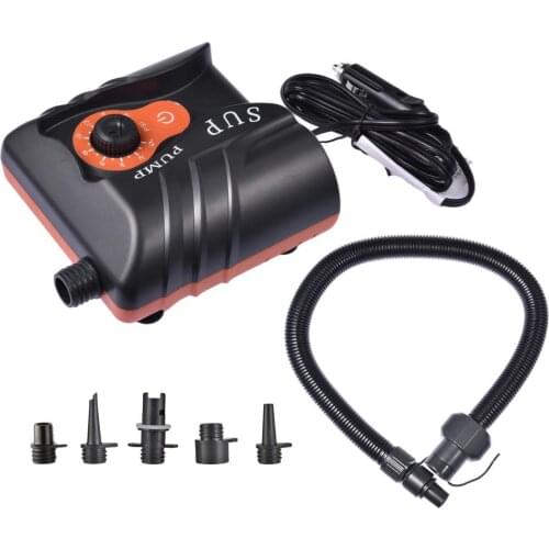 High Pressure Air Pump Mini 12V Electric Air Pump For Kayaking Paddle Board Pump SUP Air Pump 16PSI High Pressure For Kayaking
