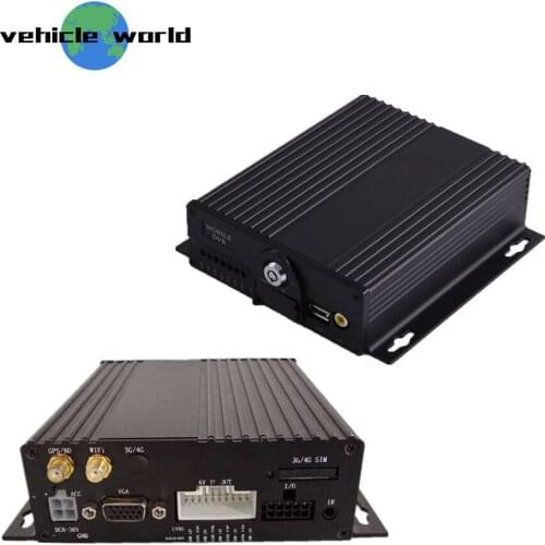 2.0MP AHD 1080P Double SD Card GPS WIFI Trailer Truck Car Taxi School Bus 4ch Mobile DVR