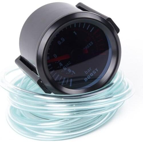 52mm 2 Bar Blue Led Display Night Pressure Turbo Boost Gauge Set DC12V Car Part