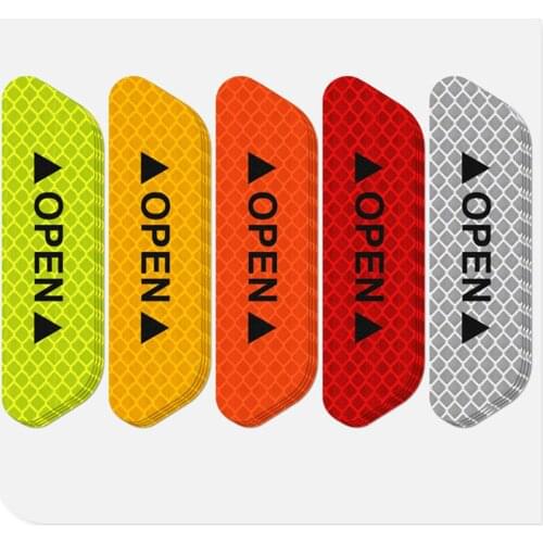 Car Accessories Exterior Reflective Door Stickers DIY for Renault Kwid Espace Kangoo Alaskan Trezor Fluence Alpine