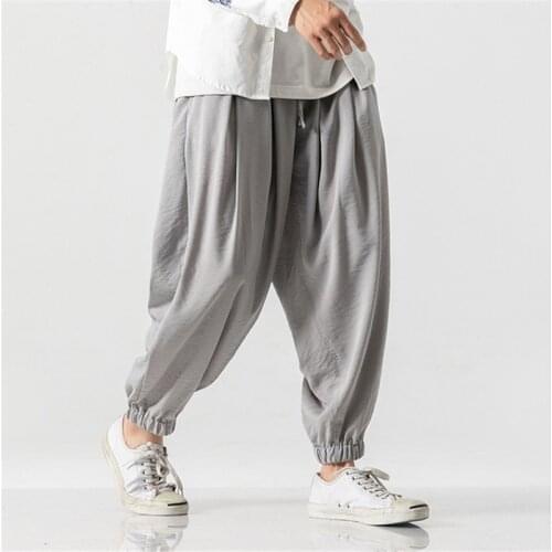 5XL Casual Harem Pants Men Jogger Pants Men Loose Trousers Male Chinese Traditional Harajuku 2020 new autumn Clothing