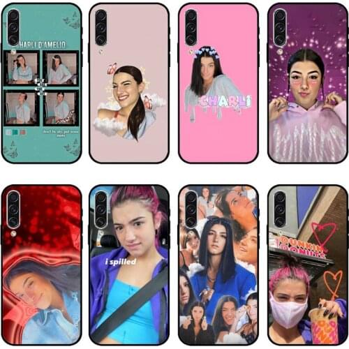 Cute sexy girl Charli Damelio Phone Case For Samsung galaxy S 7 8 9 10 20 edge A 6 10 20 30 50 51 70 note 10 plus