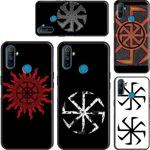 Kolovrat Slavic Symbol Case For Realme 8 Pro C15 C11 C3 GT Neo 7i Q3 6 7 Pro Funda For OnePlus 9 Pro 8 Nord 7T 8T