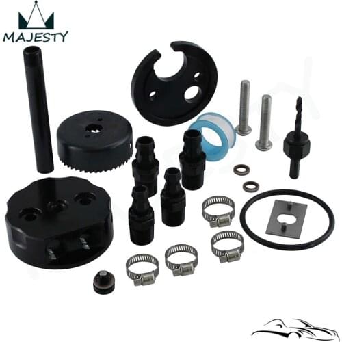 Diesel Parts Fuel Tank Gas Sump Integrated Return Kit fit for FASS Airdog Cummins