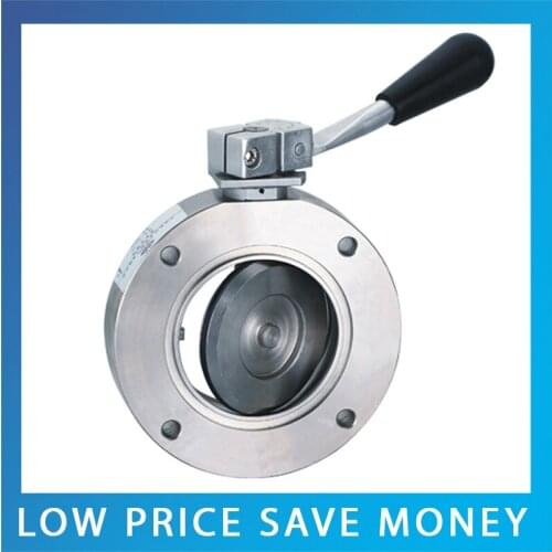 DN25 Manual Valve Carbon steel High Vacuum Butterfly Valve G1-25