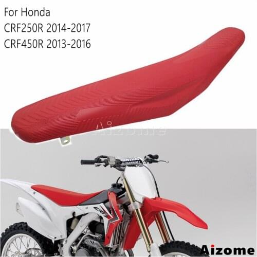 For Honda CRF250R CRE450R Red Motorcycle Seat Complete Solid Foam Non-Slip Seat Cushion Dirt Bikes Racing Motocross Seat Cover