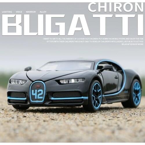 1:32 Bugatti Chiron Sports Car Alloy Car Model Diecasts & Toy Vehicles Toy Model Car Metal Collection High Simulation Kids Gift