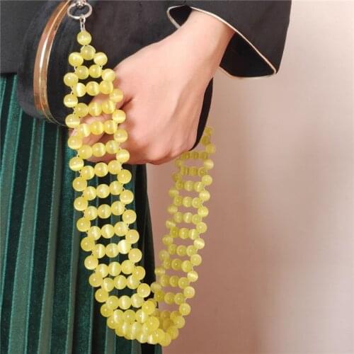 Fashion Colorful Opal Handbags Belts Women Bags Strap Shoulder Straps Accessory Bags Parts Handles straps for bags