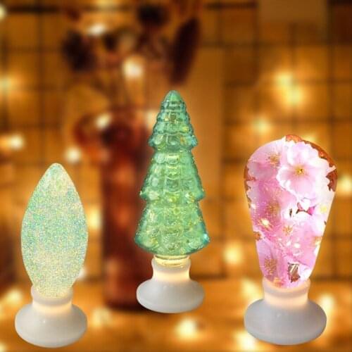 2021 New Light Bulb Ornaments Epoxy Resin Mold