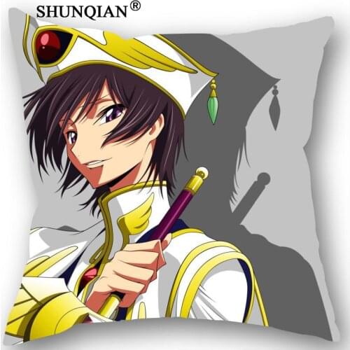 New Arrival Code Geass Pillowcase Wedding Decorative Pillow Case Customize Gift For Pillow Cover
