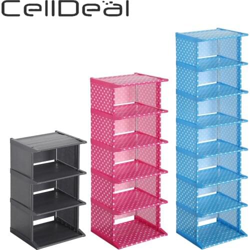 4/6/8 Layer Shoes Storage Cabinet DIY Assembly Shoe Shelf Dustproof Moistureproof Shoe Rack Shoe Organizer Shoe Rack Organizer
