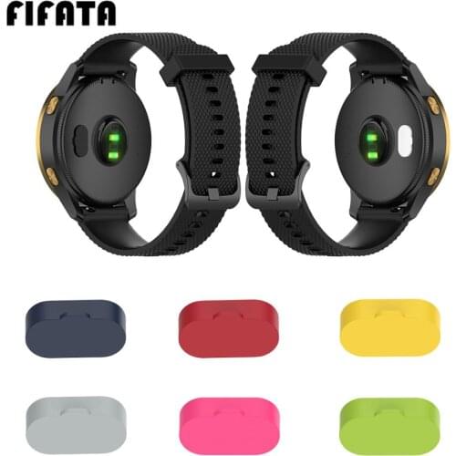 FIFATA Silicone Wristband Port Protector Anti Dust Plugs For Garmin Fenix 6/6S/6X/5/5S/5X/Vivoactive 3/4 Smart Watch Accessories
