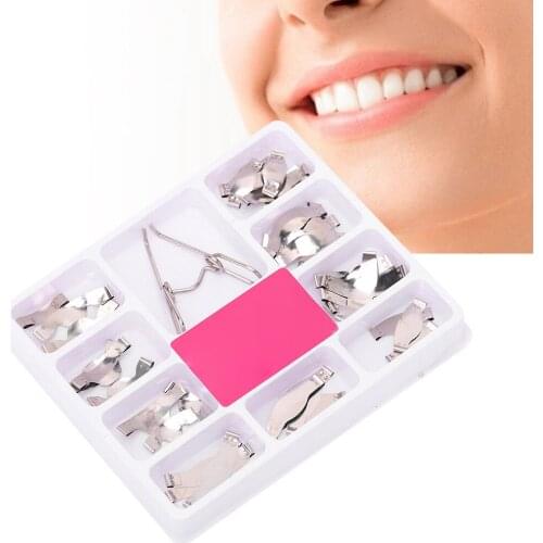 Dental Metal Sectional Mold Teeth Filling Full Kit for Teeth Replacement