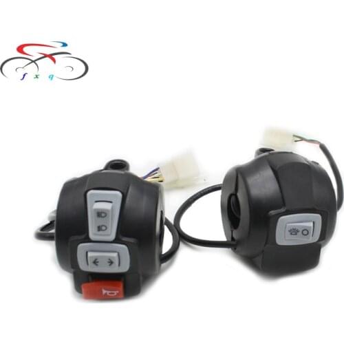 Electric vehicle tricycle universal handlebar turn signal horn headlight handbrake motorcycle handle combination switch speaker