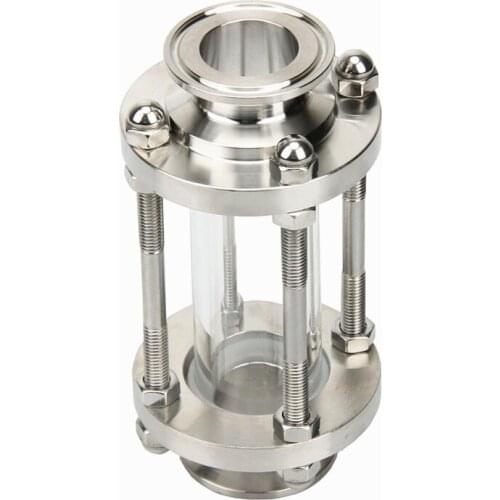 Stable Sight Glass Easy Install 360 Degree Diopter Flow Multipurpose Stainless Steel Tri Clamp Sanitary Fitting Anti-Corrosion