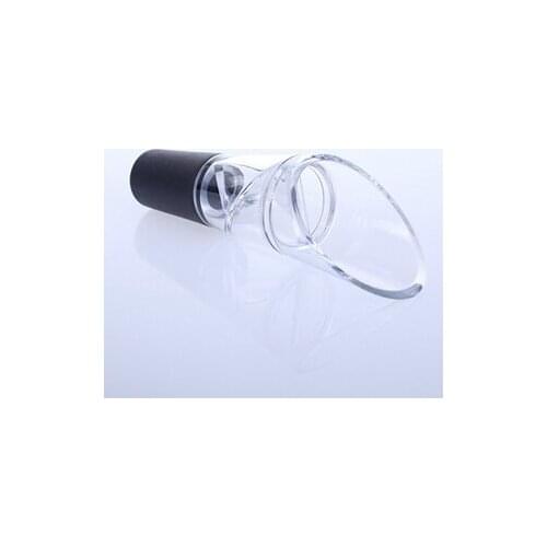 WOWSHINE Free shipping 10pcs/lot red wine pouring device acrylic spiral sobers up device pouring device bottle pourer