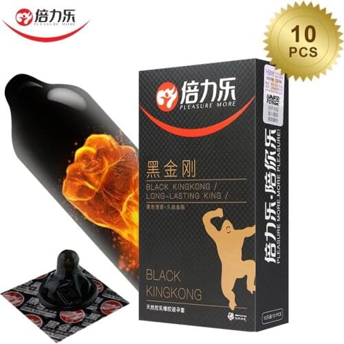 10Pcs Black Body Condoms Smooth Lubricated Penis Sleeve Adult Sex Products For Men Delay Ejaculation Condom Intimate Goods