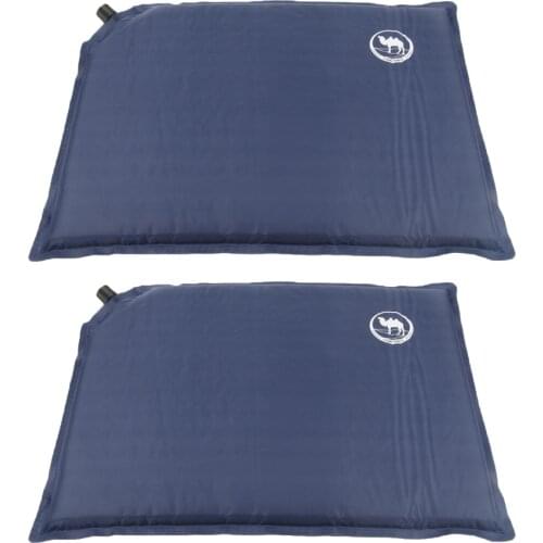 2Pcs Ultralight Compact Self-Inflating Seat Cushion Outdoor Travel Camping Backpacking Stadium Seat Pad Mat