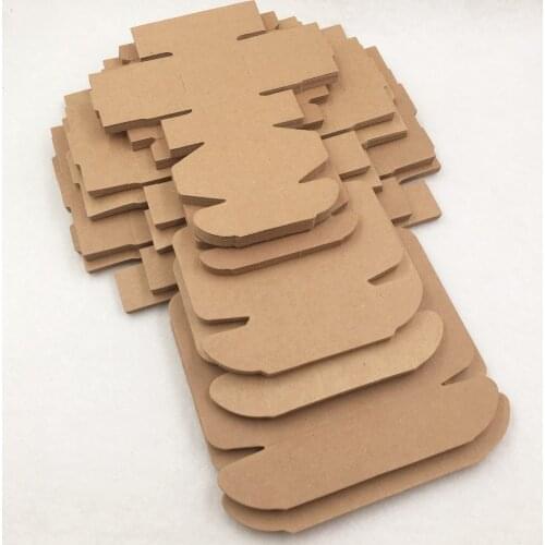 30pcs multi -size Kraft Paper Packing Boxes Gift Box For Handmade Soap/Accessories Storage Boxes /Small Cake Packing Boxes /Wed