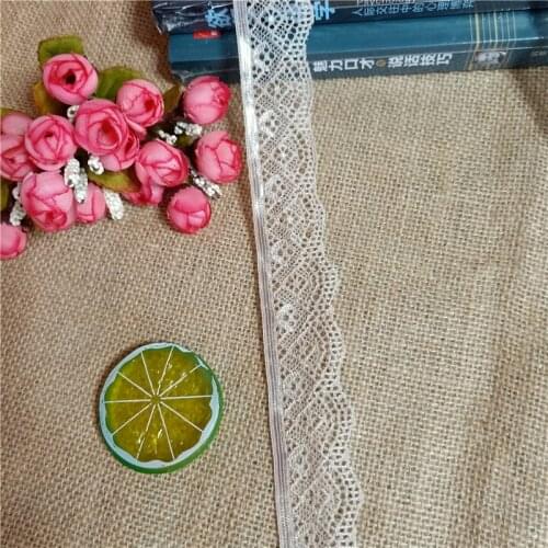 3-3.5CM African Embroidery Lace Elastic Fabrics Tricots Diy Couture Accessories For Sewing Clothes Cordones Dresses Collar S2329