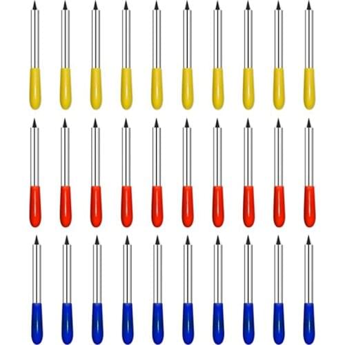 30 PC Replacement Blades for Cricut Explore Air 2 Vinyl Cutting Machines, 30,45,60 Degree Deep Cut Vinyl Fabric Cutting