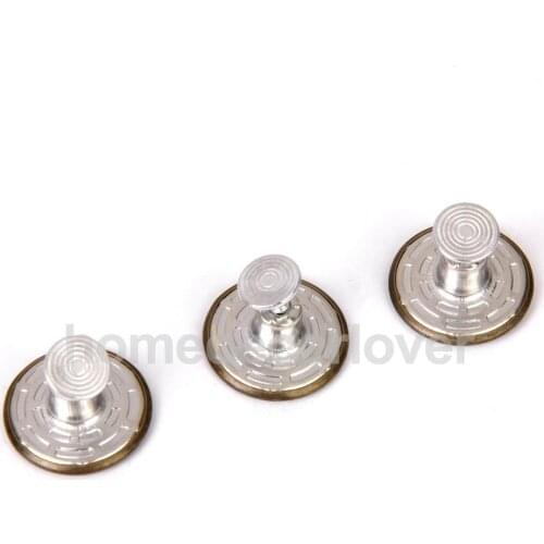 6pcs Metal Snap Buttons Jean Pants Replacement Waist Extender Antique Brass 20mm