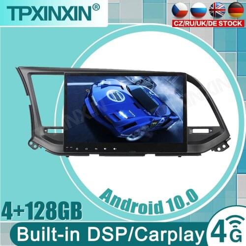For Hyundai Elantra 6 2016 - 2018 Car Radio Multimedia Video Player Navigation GPS Android 10 No 2din 2 din dvd