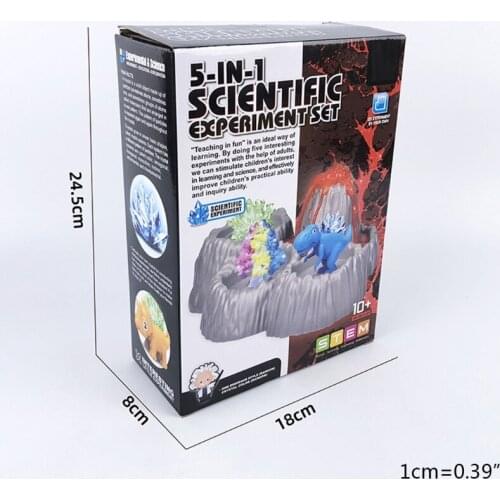 Children Lifelike Volacano Educational Toys for 6-8 Year Old Kids Brain Training Improve Intelligence Toys H055