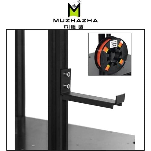 3D Printer parts fixed filament rack holder consumables support material rack L type clip Wire Frame Holder for PLA/ABS filament