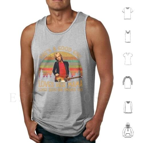 Good Girl Love Her Mama , Jesus And America Funny Gift Shirt Tank Tops Vest Sleeveless Good Girl Love Her Mama Shes A Good
