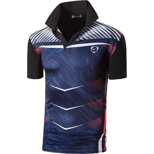 Jeansian Mens Sport Tee Polo Shirts POLOS Poloshirts Golf Tennis Badminton Dry Fit Short Sleeve LSL286 Black2