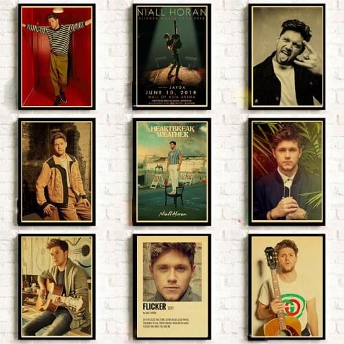 Ireland Singer 5D Diy Diamond Painting Diamond Mosaic Niall Horan Retro Posters Diamond Embroidery Home Decor