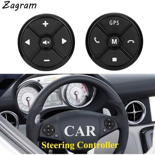 Car Steering Wheel Control Buttons 10 Keys Wireless Remote Universal Controller for Car Multimedia GPS Navigator DVD Player