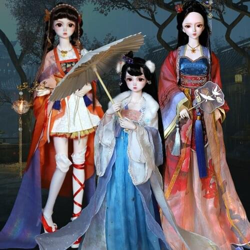 ICY DBS 1/3 BJD Makeup Suit mechanical joint Body ,Including With makeup and hair,eyes,clothes 62cm height girls SD Toy Gift