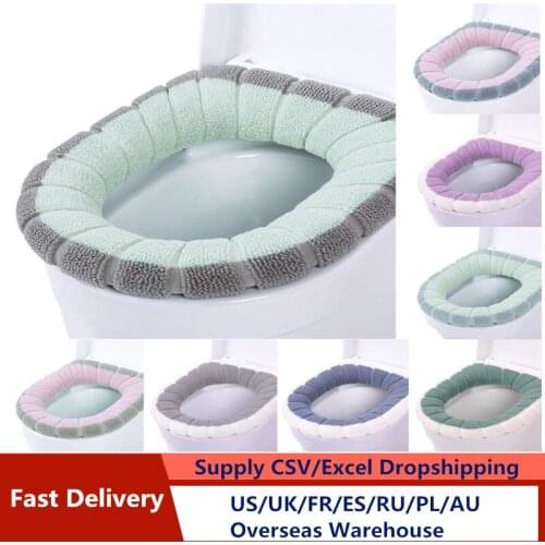 Universal Warm Soft Washable Toilet Seat Cover Mat Set for Home Decor Closestool Mat Seat Case Toilet ccessories