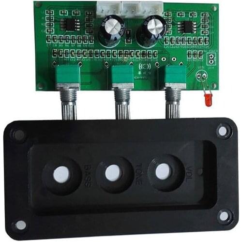 NE5532 HIIF Stereo Treble Bass Adjustment Tone Board For Digital Amplifier Active Loudsperker Volume Control