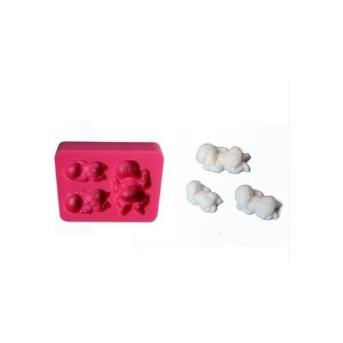 New Silicone Molds Sleeping Baby for cake decorating fondant gum paste (3 Cavity)