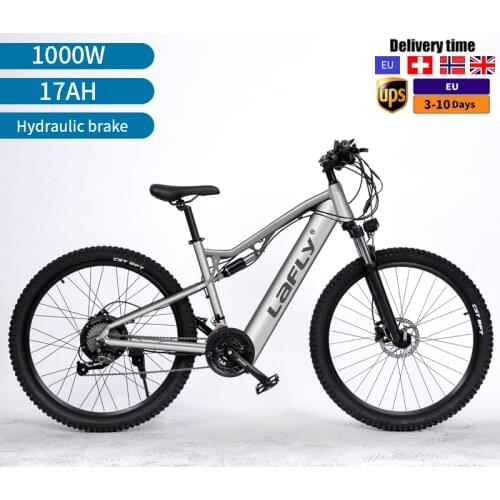 LAFLY Aluminum Alloy Electric Bike 21 Speed Electric Bicycle For Adult 26 inch Mountain ebike double disc brake 36v 500w