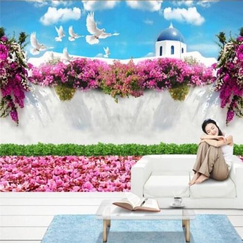 Beibehang Custom wallpaper 3d mural romantic landscape papel de parede background wall living room bedroom restaurant wallpaper