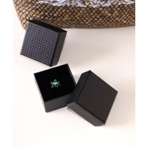10 pcs gift box kraft paper box packaging box kraft black paper cardboard box white Covered lid gift packaging box 5x5x3cm