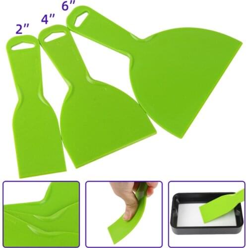 3pcs/set Printing Scrapers 2/4/6 inch Resin Special Tool for DLP SLA 3D Printer Parts Printing Shovel Removal Tool