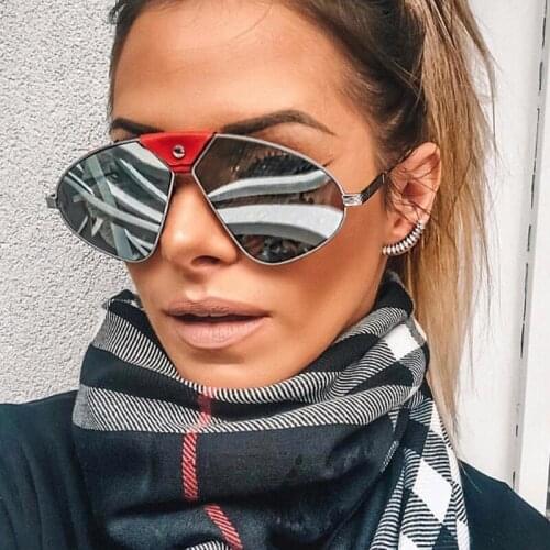 JackJad Brand 2020 Fashion Cool Shield Style Polarized Sunglasses Women Vintage Metal Button Design Sun Glasses Oculos De Sol