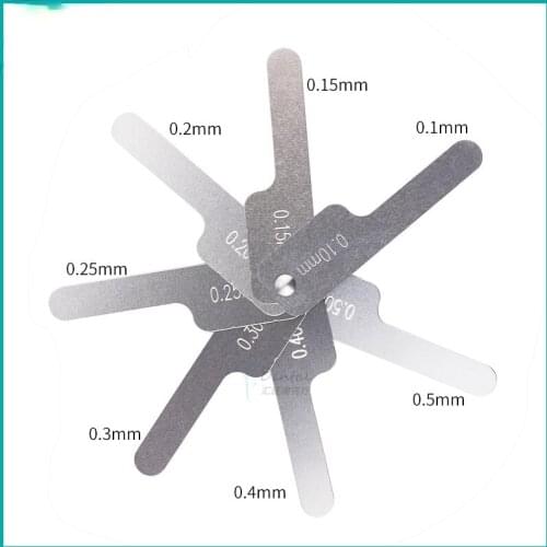 Dental Interproximal Reduction (IPR) Gauge Measure Tooth Gap Stainless Steel Reciprocating IPR System