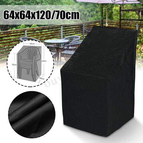 420d Oxford Waterproof Stacking Chair Cover Outdoor Garden Patio Chair Furniture
