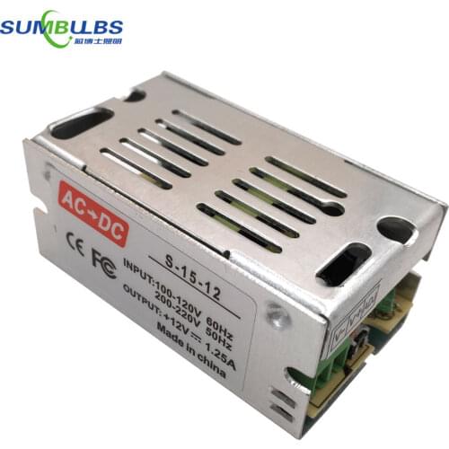 High Quality AC 110V 220V Power Supply Lighting Transformer for LED Strip Light Lamp Bulb Output 12V 1A 10W 15W LED Driver