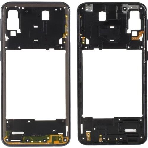 For Samsung Galaxy A40 SM-A405 Blue/Black/Orange Color Rear Back Housing Frame Plate Middle Cover