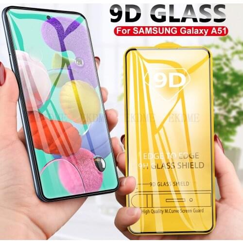 Glass For Samsung For Galaxy A71 A51 S20 S10 Note10 Lite 9D Tempered Protective Glass For Samsung For Galaxy A50 M31 Film Glass